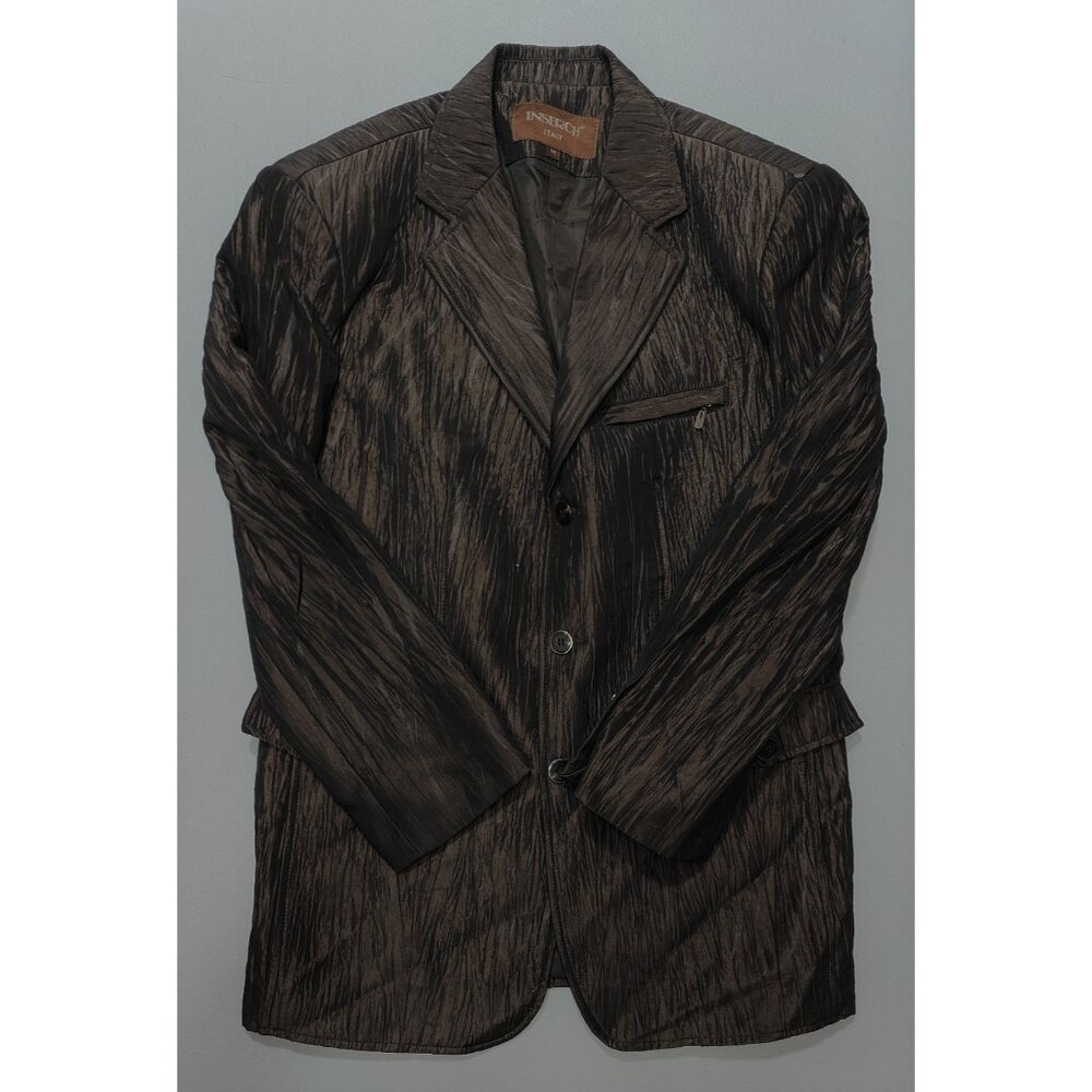 Inserch Italy Men's Dark Brown Blazer Jacket Size M